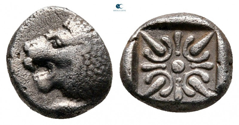 Ionia. Miletos circa 525-475 BC. 
Diobol AR

10 mm, 1,08 g



very fine