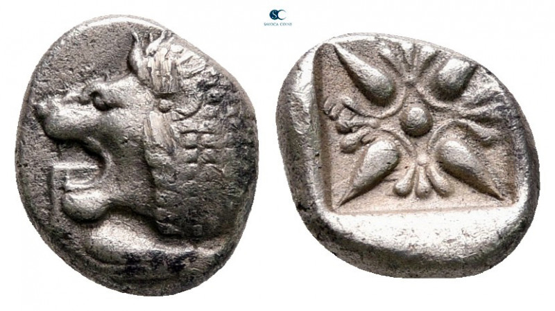 Ionia. Miletos circa 520-480 BC. 
Diobol AR

10 mm, 1,02 g



very fine