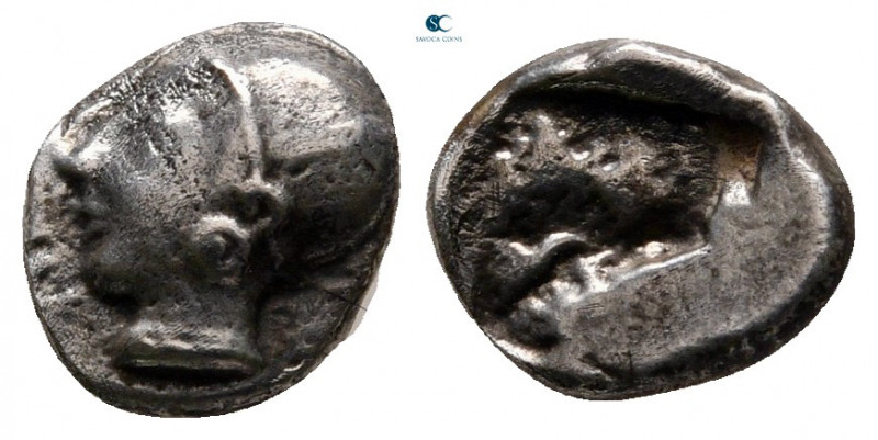 Ionia. Phokaia circa 521-478 BC. 
Diobol AR

10 mm, 0,93 g



very fine