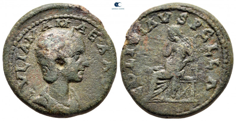 Macedon. Pella. Julia Mamaea. Augusta AD 225-235. 
Bronze Æ

25 mm, 9,37 g
...