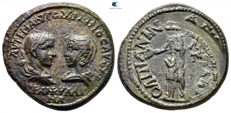 Thrace. Anchialos. Gordian III and Tranquillina AD 238-244. 
Bronze Æ

28 mm,...