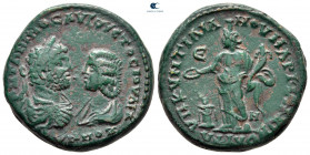 Moesia Inferior. Marcianopolis. Caracalla, with Julia Domna AD 198-217. Pentassarion Æ