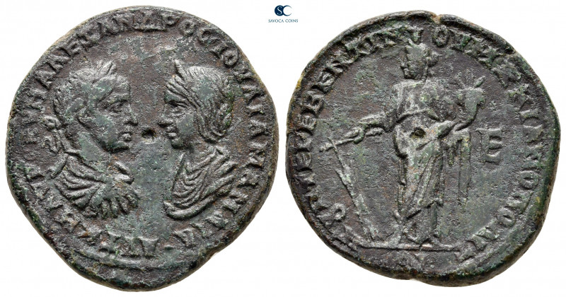 Moesia Inferior. Marcianopolis. Severus Alexander, with Julia Mamaea AD 222-235....