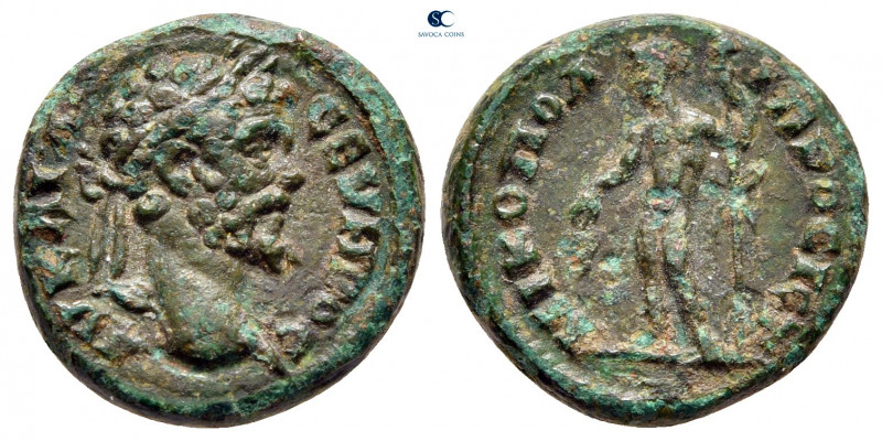 Moesia Inferior. Nikopolis ad Istrum. Septimius Severus AD 193-211. 
Bronze Æ
...