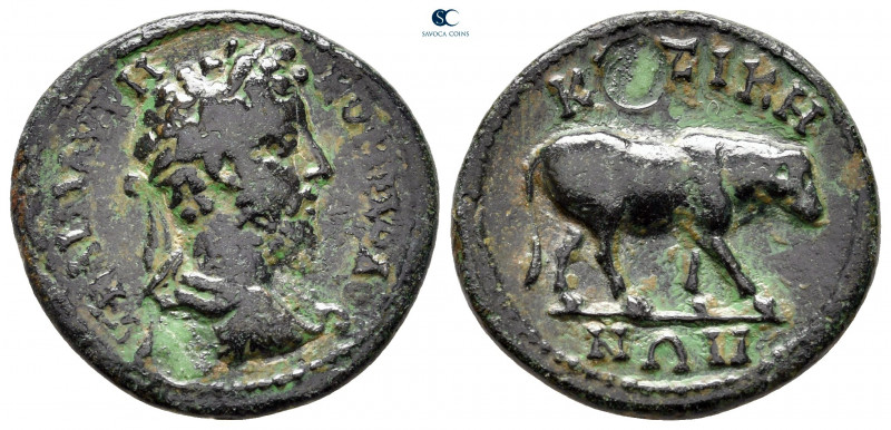Mysia. Kyzikos. Commodus AD 180-192. 
Bronze Æ

22 mm, 4,99 g



nearly v...