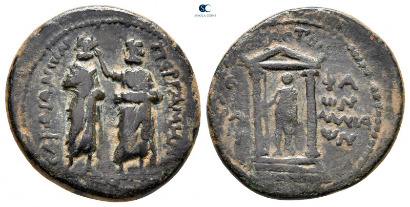 Mysia. Pergamon. Augustus 27 BC-AD 14. Homonoia with Sardeis. ΚΕΦΑΛΙΩΝ (Kephalio...