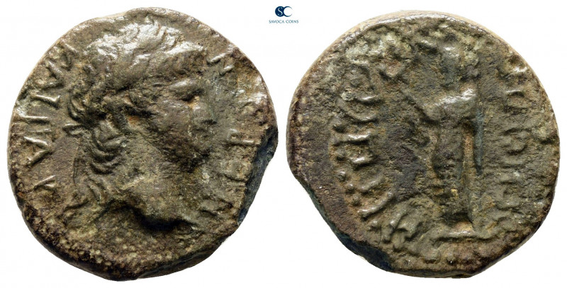 Lydia. Hypaipa. Nero AD 54-68. 
Bronze Æ

19 mm, 4,26 g



very fine