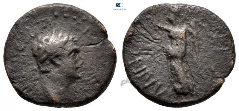 Lydia. Nakrasa. Trajan AD 98-117. 
Bronze Æ

17 mm, 3,87 g



nearly very...