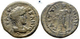Lydia. Saitta. Pseudo-autonomous issue AD 198-268. Bronze Æ