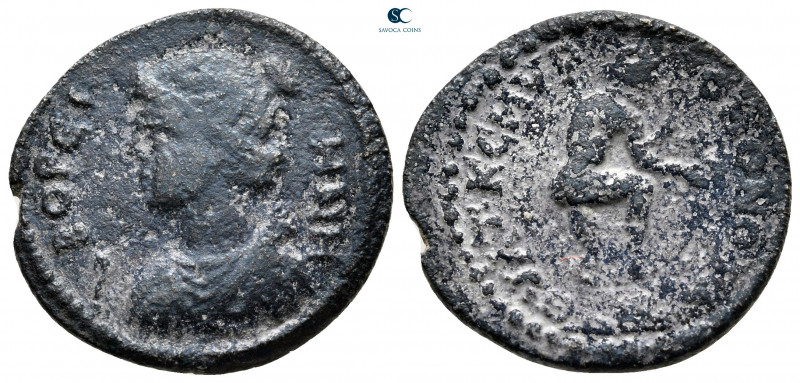 Lydia. Thyateira. Pseudo-autonomous issue. Time of the Severans AD 193-235. 
Br...
