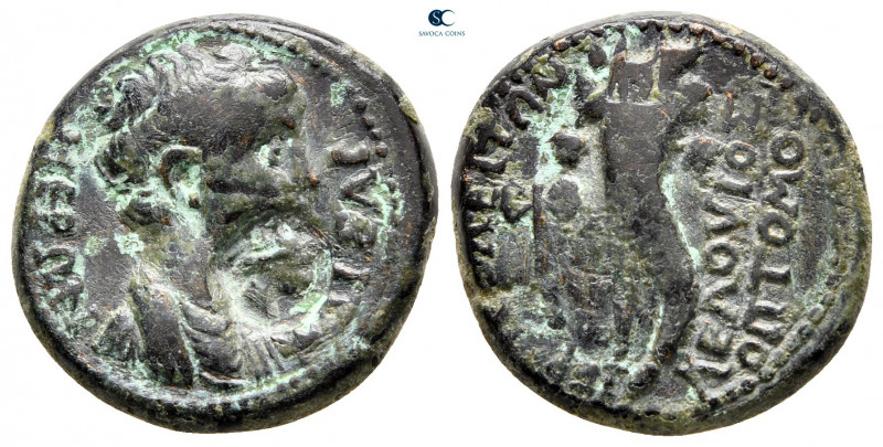 Phrygia. Hierapolis. Nero AD 54-68. 
Bronze Æ

19 mm, 5,78 g



very fine...