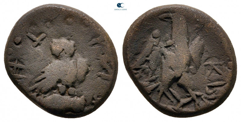 Phrygia. Synnada. Pseudo-autonomous issue AD 14-37. 
Bronze Æ

16 mm, 3,48 g...