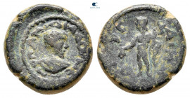 Pamphylia. Perge. Diadumenian AD 218-218. Bronze Æ