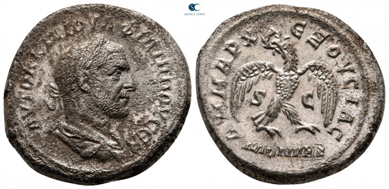 Seleucis and Pieria. Antioch. Philip I Arab AD 244-249. 
Billon-Tetradrachm

...