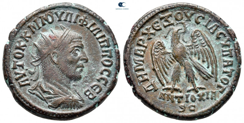 Seleucis and Pieria. Antioch. Philip I Arab AD 244-249. 
Billon-Tetradrachm

...