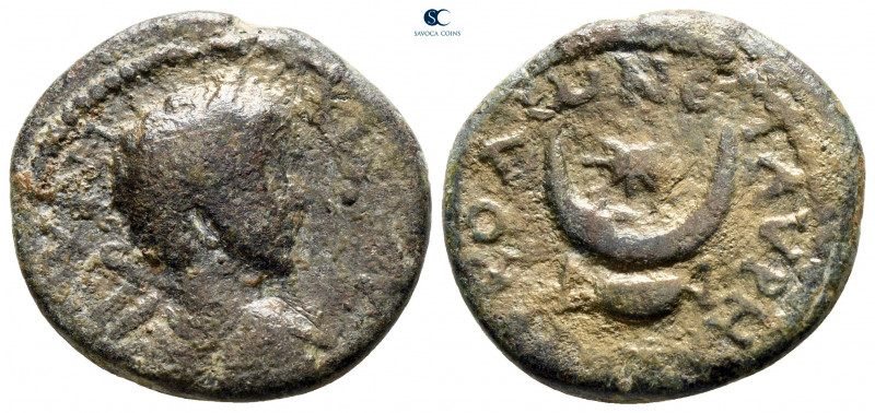 Mesopotamia. Carrhae. Caracalla AD 198-217. 
Bronze Æ

22 mm, 5,72 g



v...