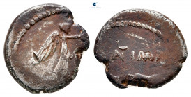Mark Antony 32-31 BC. Military mint moving with M.Antony. Quinarius AR