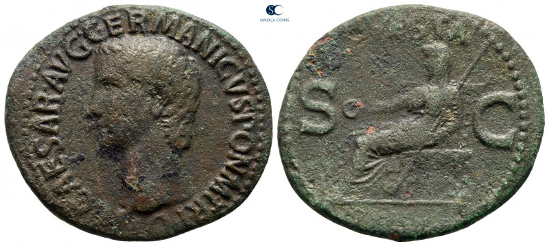 Germanicus AD 37-41. Rome
As Æ

31 mm, 8,91 g



very fine