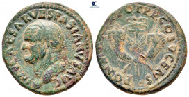 Vespasian AD 69-79. Struck in Rome for circulation in Seleucis and Pieria. Dupondius Æ