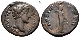 Marcus Aurelius, as Caesar AD 139-161. Rome. Limes Falsum Denarius