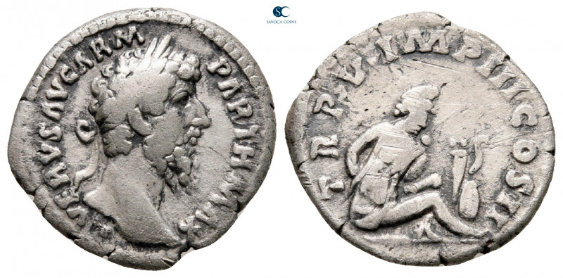 Lucius Verus AD 161-169. Rome
Denarius AR

19 mm, 3,00 g



nearly very f...