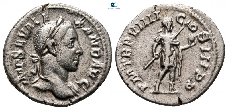 Severus Alexander AD 222-235. Rome
Denarius AR

20 mm, 2,73 g



very fin...