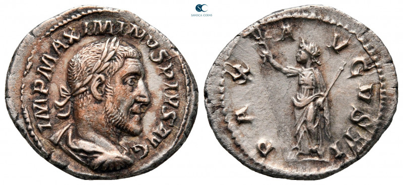 Maximinus I Thrax AD 235-238. Rome
Denarius AR

11 mm, 2,93 g



nearly e...