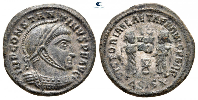 Constantine I the Great AD 306-337. Siscia
Follis Æ

18 mm, 2,63 g



ver...