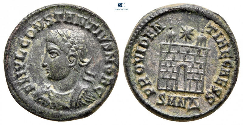 Constantius II, as Caesar AD 324-337. Nicomedia
Follis Æ

18 mm, 3,01 g


...