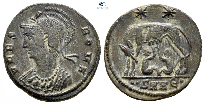 City Commemoratives AD 330-354. Heraclea
Follis Æ

19 mm, 2,62 g



very ...