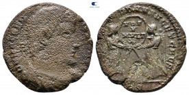 Magnentius AD 350-353. Treveri. Follis Æ
