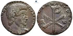 Magnentius AD 350-353. Treveri. Follis Æ