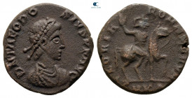 Theodosius I AD 379-395. Cyzicus. Follis Æ