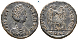 Aelia Flacilla AD 383-386. Constantinople. Follis Æ