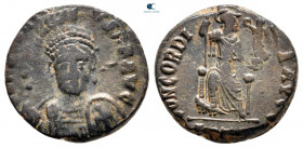 Arcadius AD 383-408. Follis Æ