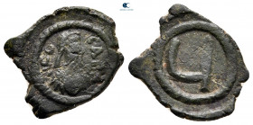 Phocas AD 602-610. Constantinople. Pentanummium Æ