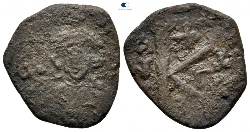 Anastasius II Artemius AD 713-715. Constantinople
Half Follis or 20 Nummi Æ

...