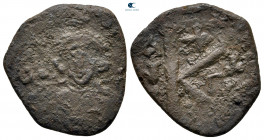 Anastasius II Artemius AD 713-715. Constantinople. Half Follis or 20 Nummi Æ