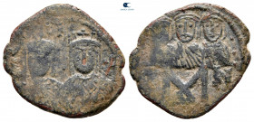 Constantine VI, with Irene, Leo III, Constantine V and Leo IV AD 780-797. Constantinople. Follis or 40 Nummi Æ