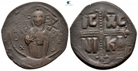 Michael IV AD 1034-1041. Constantinople. Anonymous Follis Æ
