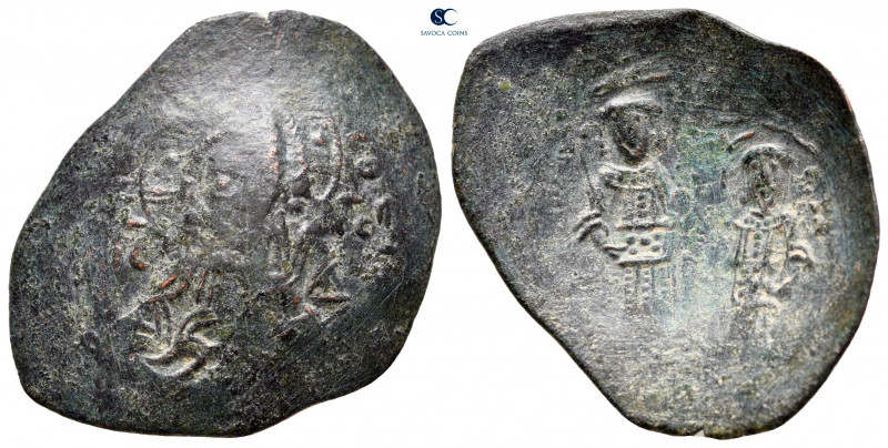 Alexius III Angelus-Comnenus AD 1195-1203. Constantinople
Trachy Æ

30 mm, 2,...