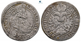 Austria. Leopold I of Habsburg AD 1657-1705. 3 Kreuzer AR