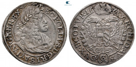 Austria. Wien (Vienna). Leopold I of Habsburg AD 1657-1705. 15 Kreuzer