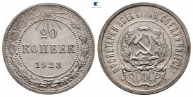 Russia.  AD 1923. 20 Kopeks