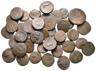 Lot of ca. 44 greek bronze coins / SOLD AS SEEN, NO RETURN!very fine