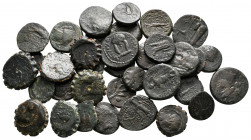 Lot of ca. 36 greek bronze coins / SOLD AS SEEN, NO RETURN!nearly very fine