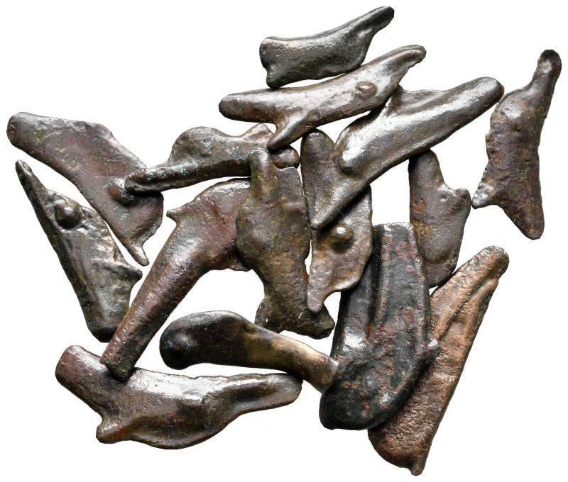 Lot of ca. 16 scythian dolphins / SOLD AS SEEN, NO RETURN 

very fine