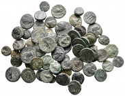 Lot of ca. 65 greek bronze coins / SOLD AS SEEN, NO RETURNvery fine
