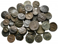Lot of ca. 55 greek bronze coins / SOLD AS SEEN, NO RETURN!very fine