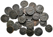 Lot of ca. 30 late roman bronze coins / SOLD AS SEEN, NO RETURN!nearly very fine